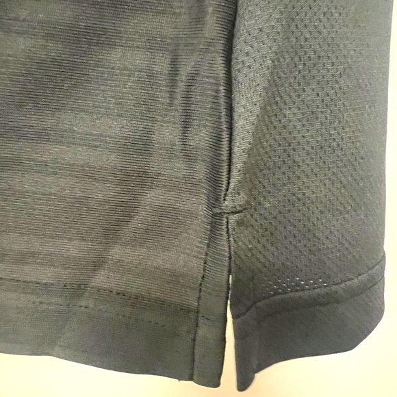 Adidas - Golf ClimaCool Mesh Polo With Textured Striped Pattern,black size M NWT - Picture 2 of 7